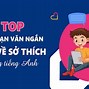 Tả Về Sở Thích Bằng Tiếng Anh