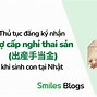 Tiền Trợ Cấp Thai Sản Tiếng Nhật